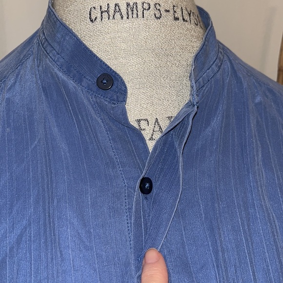 Murano Silk Blouse Size Medium Long Sleeve - Picture 4 of 5